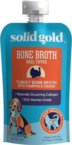 Bone Broth Turkey Topper for Dogs
