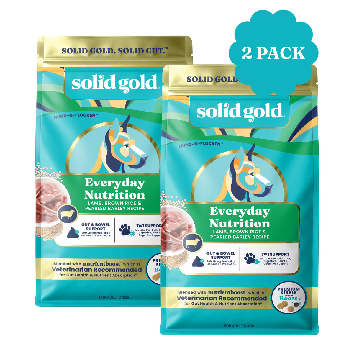 Nutrientboost™ Hund-N-Flocken™ Lamb Dry Food for Adult Dogs