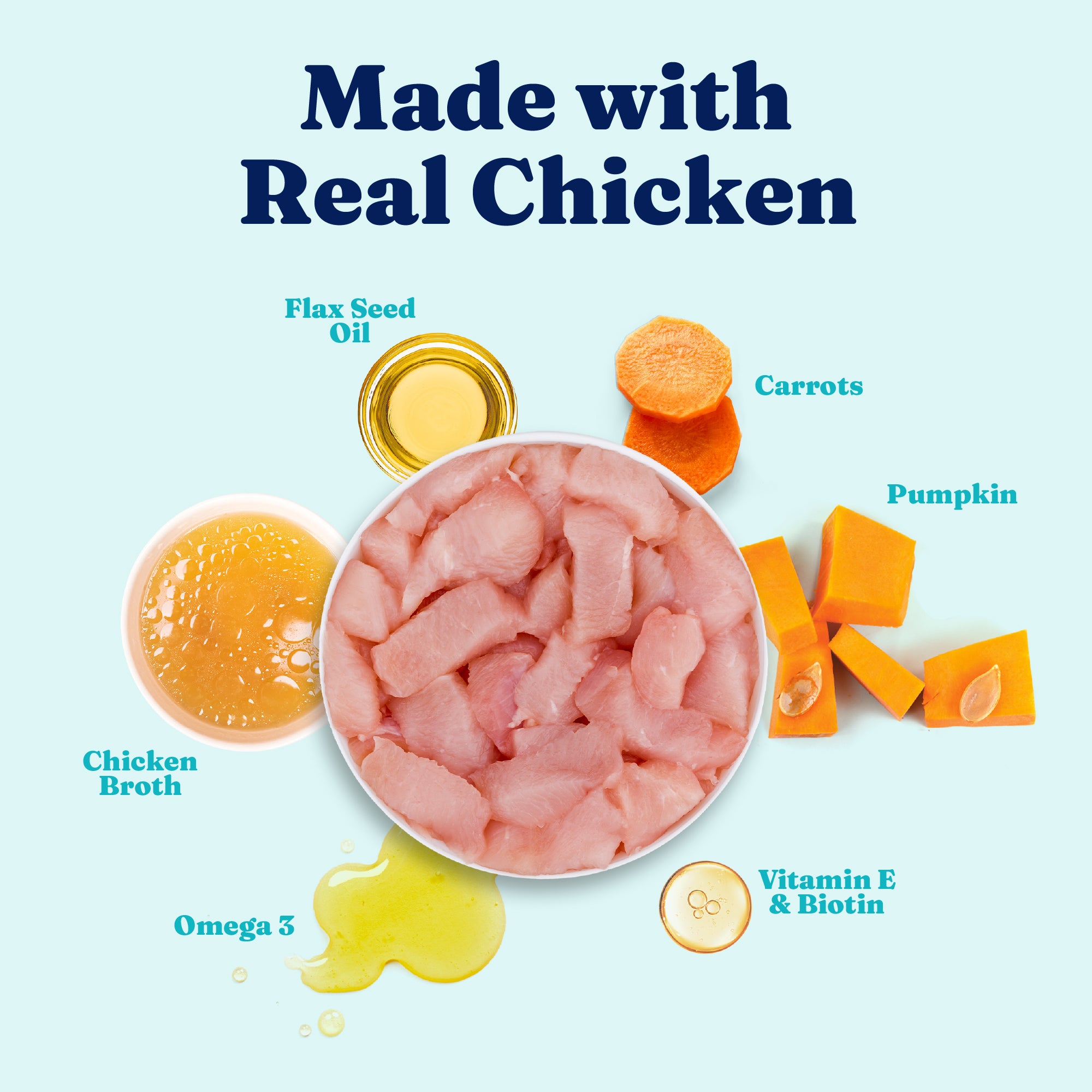 Skin and Coat Meal or Topper Wet Food for Adult Dogs