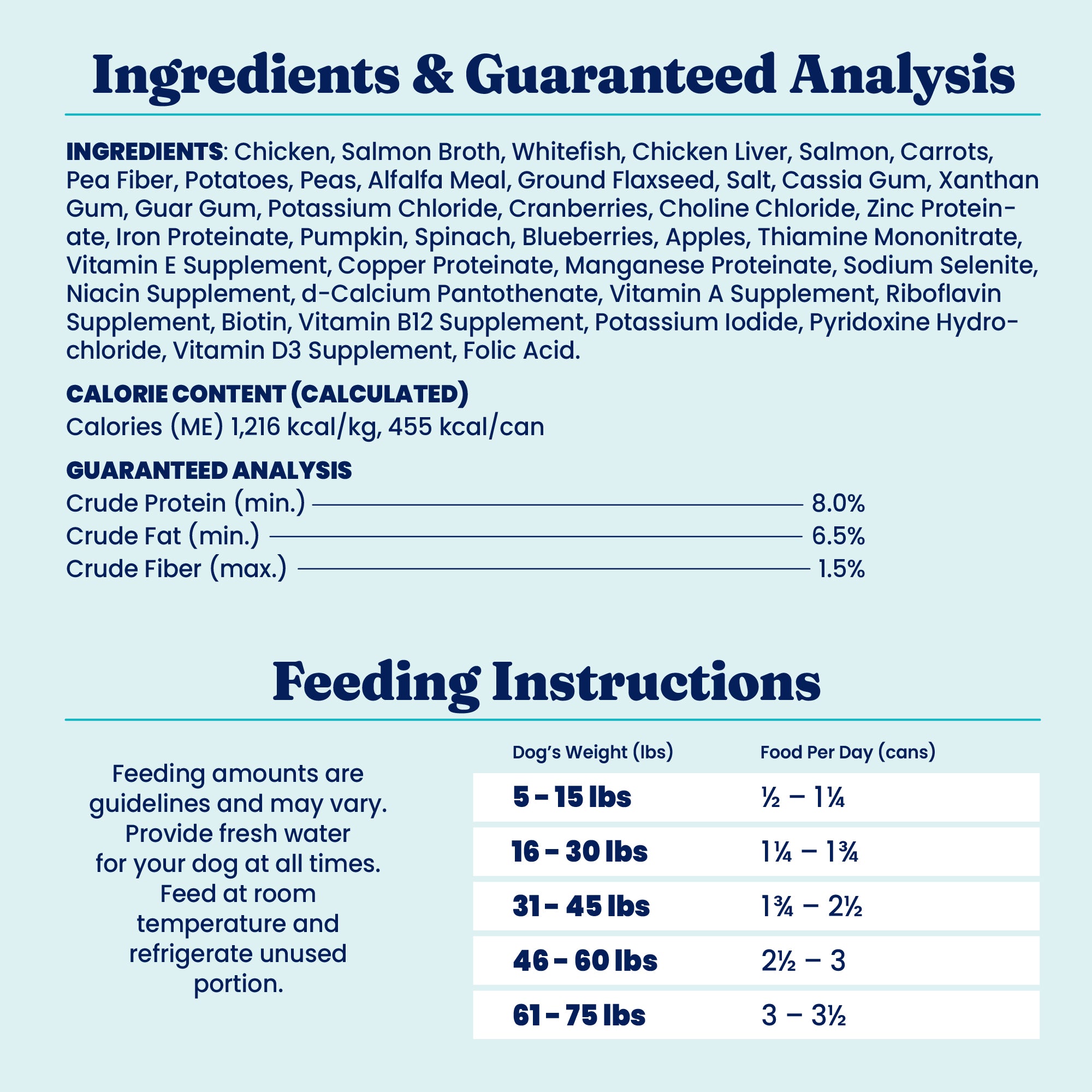 Leaping Waters™ Grain Free Wet Food for Dogs