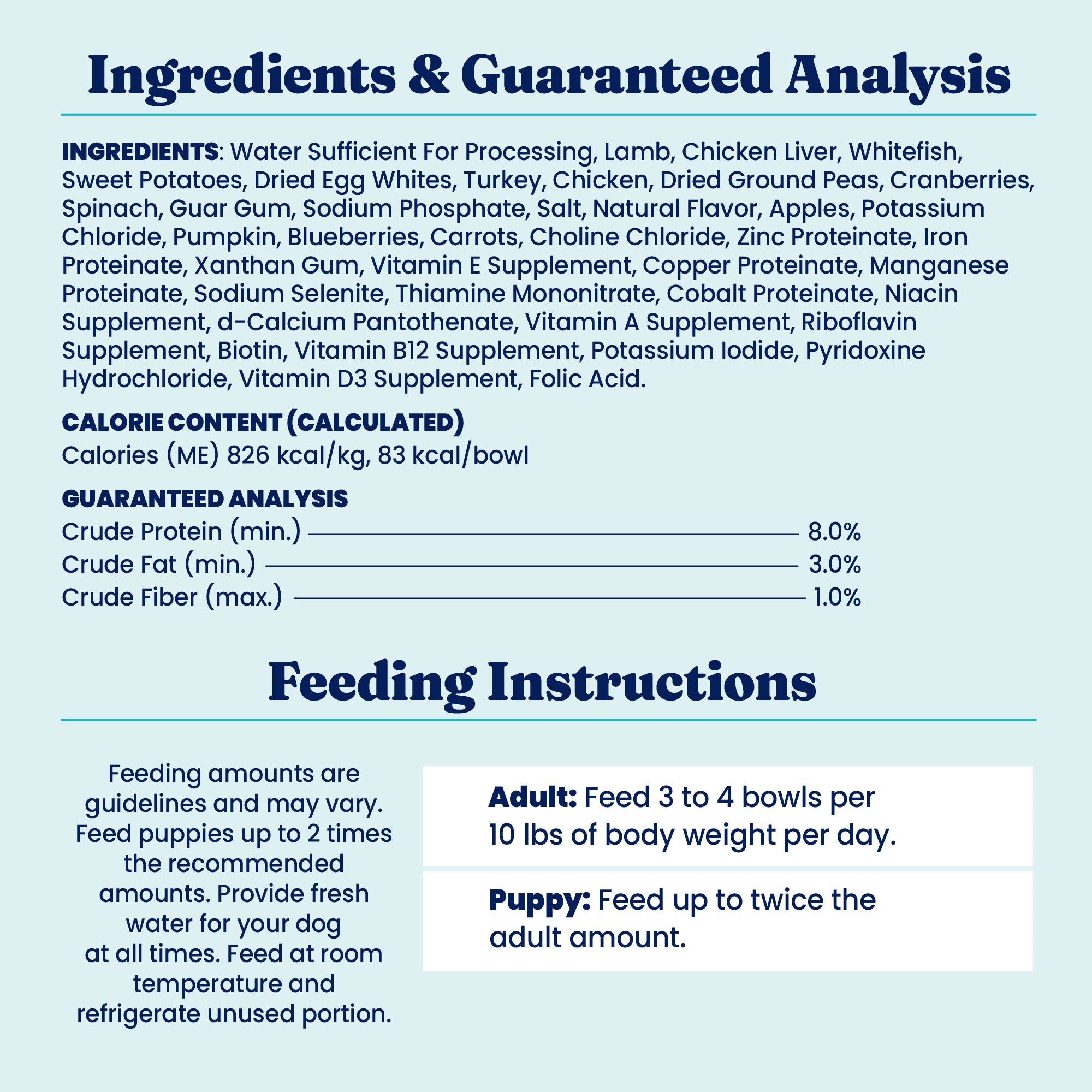 Mighty Mini™ Lamb Wet Food for Toy & Small Dogs