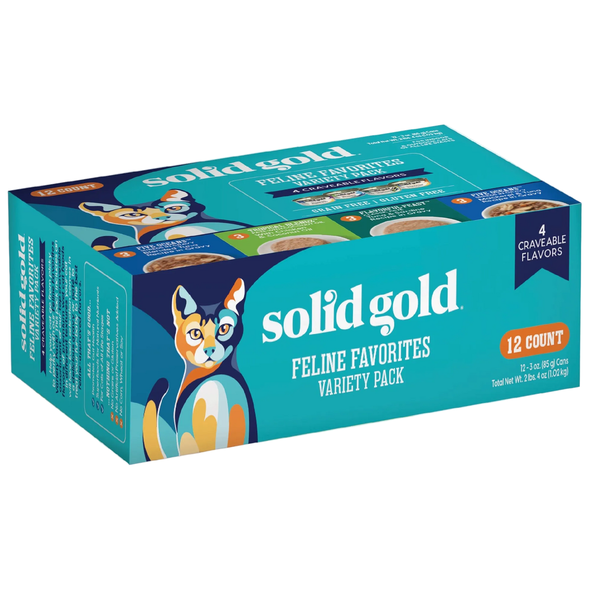 Feline Favorites Wet Food Variety 12 Pack for Cats